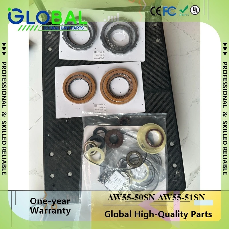 

AW55-50SN AW55-51SN AF23 AF33 New Transmission Master Rebuild Kit Overhaul Fits For Volvo Opel Car Accessories