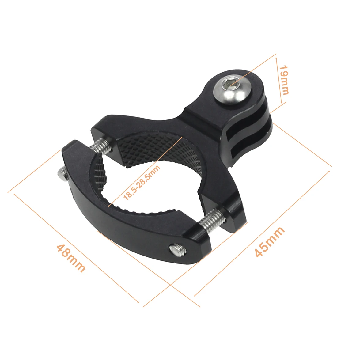 Motorrad Fahrrad Lenker Clip Halter Fahrrad Sattelstütze Klemme o Typ Roll halterung für Gopro 13 Insta360 x4 Kamera Stabilisator Ständer – Detail 2