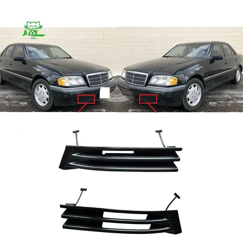 A22E-Ventilation Grill Bumper Lower Grille Inner L/R For Mercedes W202 S202 C-Class 1993-1997 2028800105 2028800405