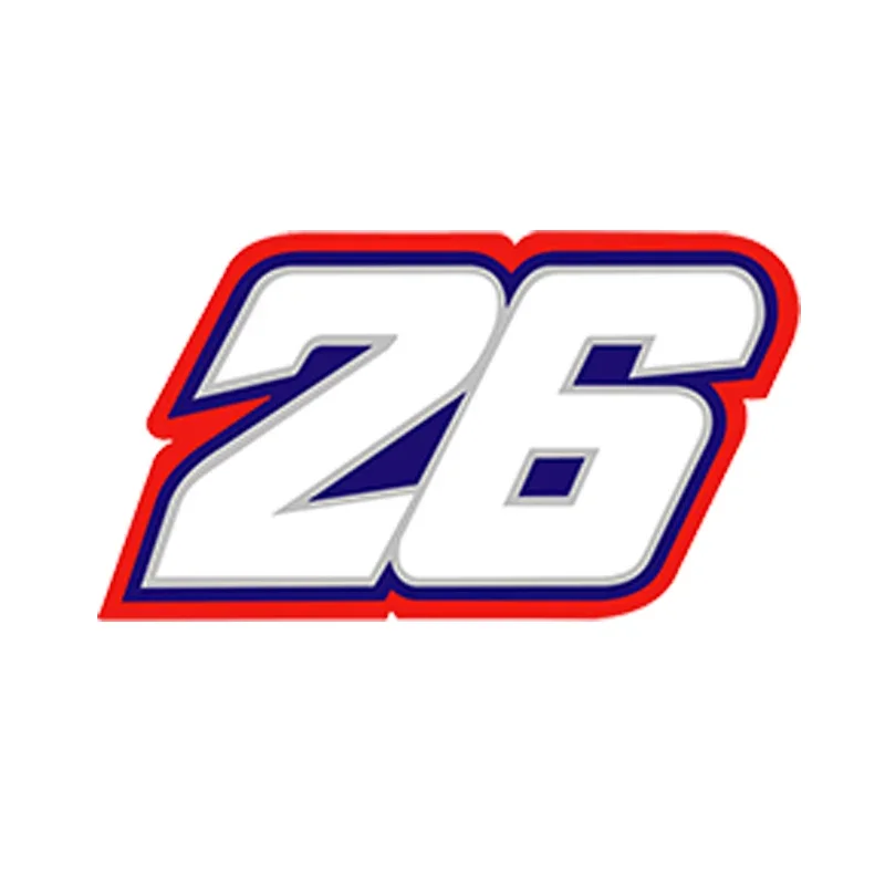 

Car Styling Car Sticker Waterproof 26 Moto GP Autocollants 3D Stickers Auto Vinyle Motorsport Racing 13*8cm