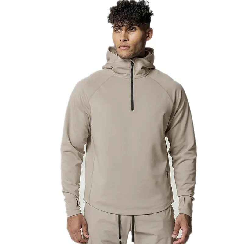 

Men Oversized Pullover Hoodie Cotton Loose Sportswear Joggers Gym Sports Fitness Running Training Coat Casual Fashion Sweatshirt