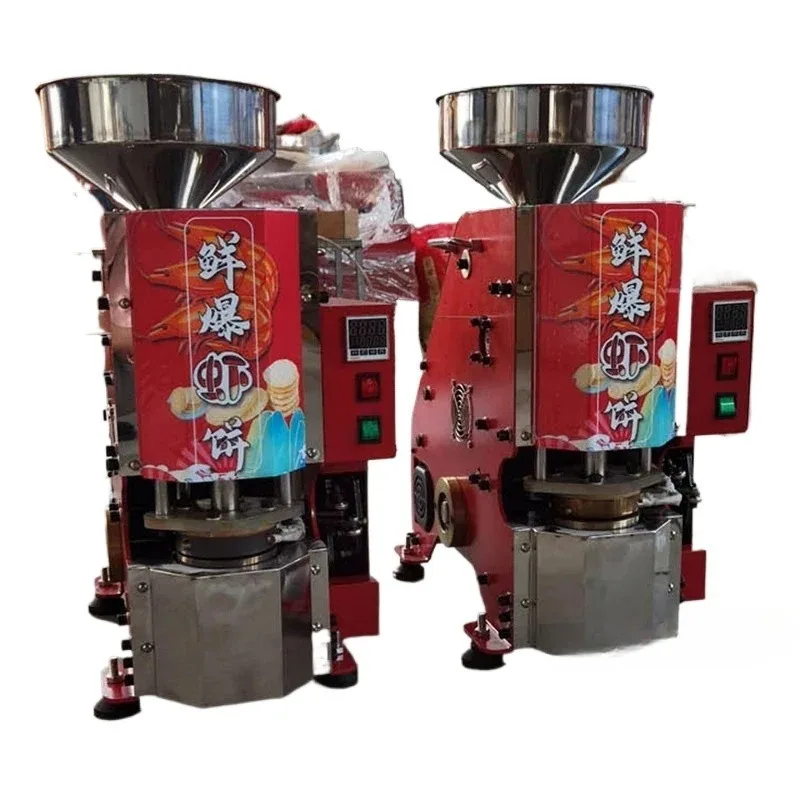 1200W Electric Rice Cake Popping Making Machine Automatic Popped Puffing Rice Cake Maker Rice Cracker Forming Machine