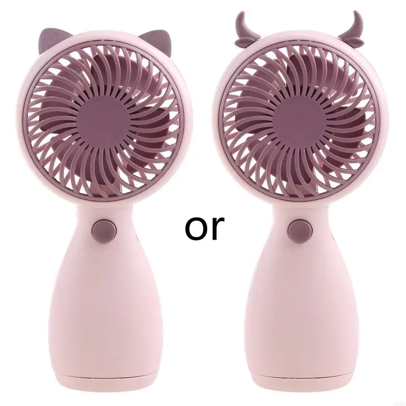 พัดลมขนาดเล็กที่น่ารักพัดลมพกพาอากาศแบบพกพา Mini ครีมนวดผมกลางแจ้งการเดินทาง N58D