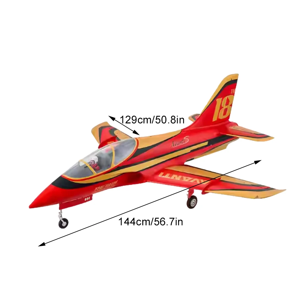 

FMS 90mm Avanti RC Airplane Model Ducted Fan EDF Jet Aircraft 18th Anniversary Edition Hobby Plane Aircraft W/ Flap Retract PNP