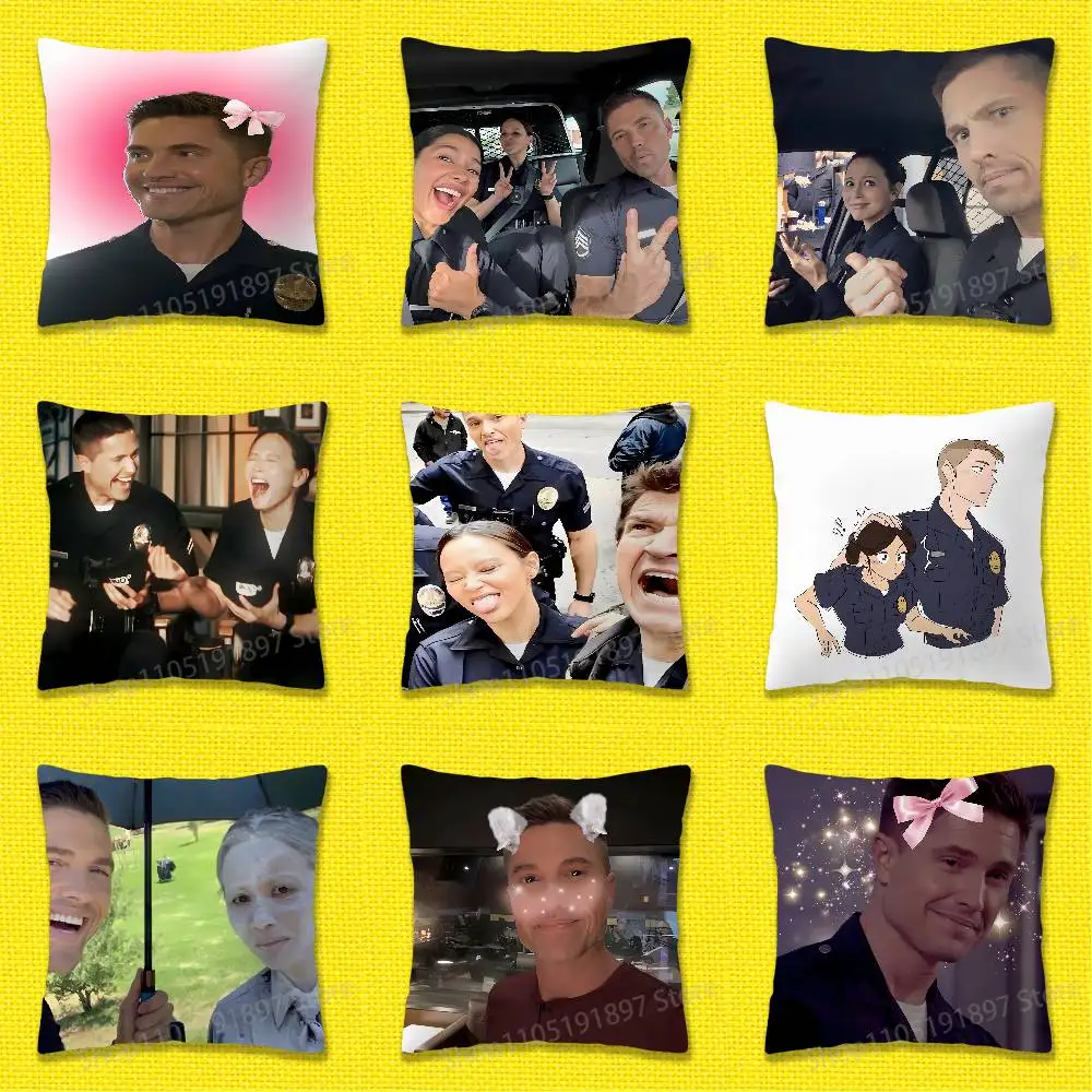 

R-Rookie T-Tim Bradford Throw Pillow Case For 45x45cm 40x40cm 55x55cm 50x50cm 30x30cm Square Car Pillowcase Shell