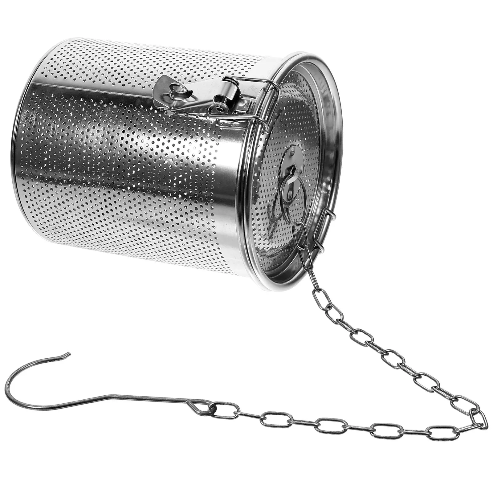 

1Pcs Stainless Steel Brine Basket Stable Structure Kitchen Spice Holder Tea Filter Soup Seasoning Basket Holder