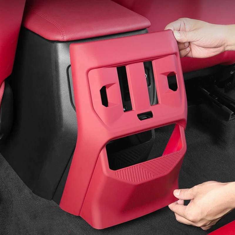 

For BMW X3 G45 2025 Rear Air Conditioning Vent Protective Cover Interior Anti Kick Pad Protective Plate Car Interior Accessories