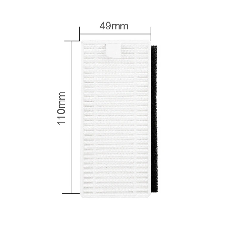 Side Brush Hepa Filter For Lefant M200 M201 M210 M213 M520 M501-A M571 T700 U180 F1 M210B Vacuum Cleaner Part