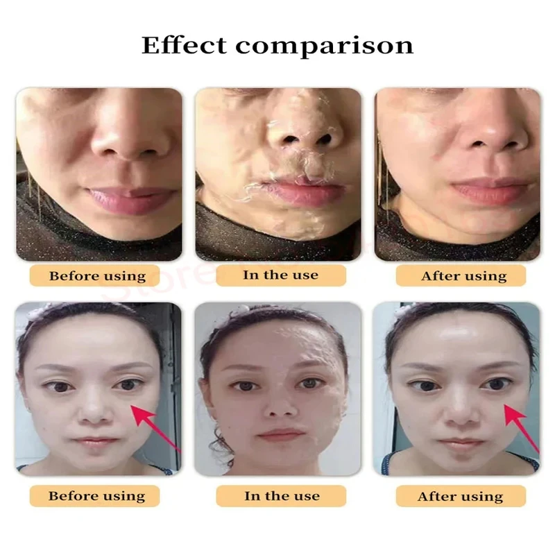 Mascarilla Facial 3D coreana artesanal, máscara cosmética milagrosa, antienvejecimiento, reducción de poros, desvanecimiento de líneas finas, hidratante para el cuidado de la piel