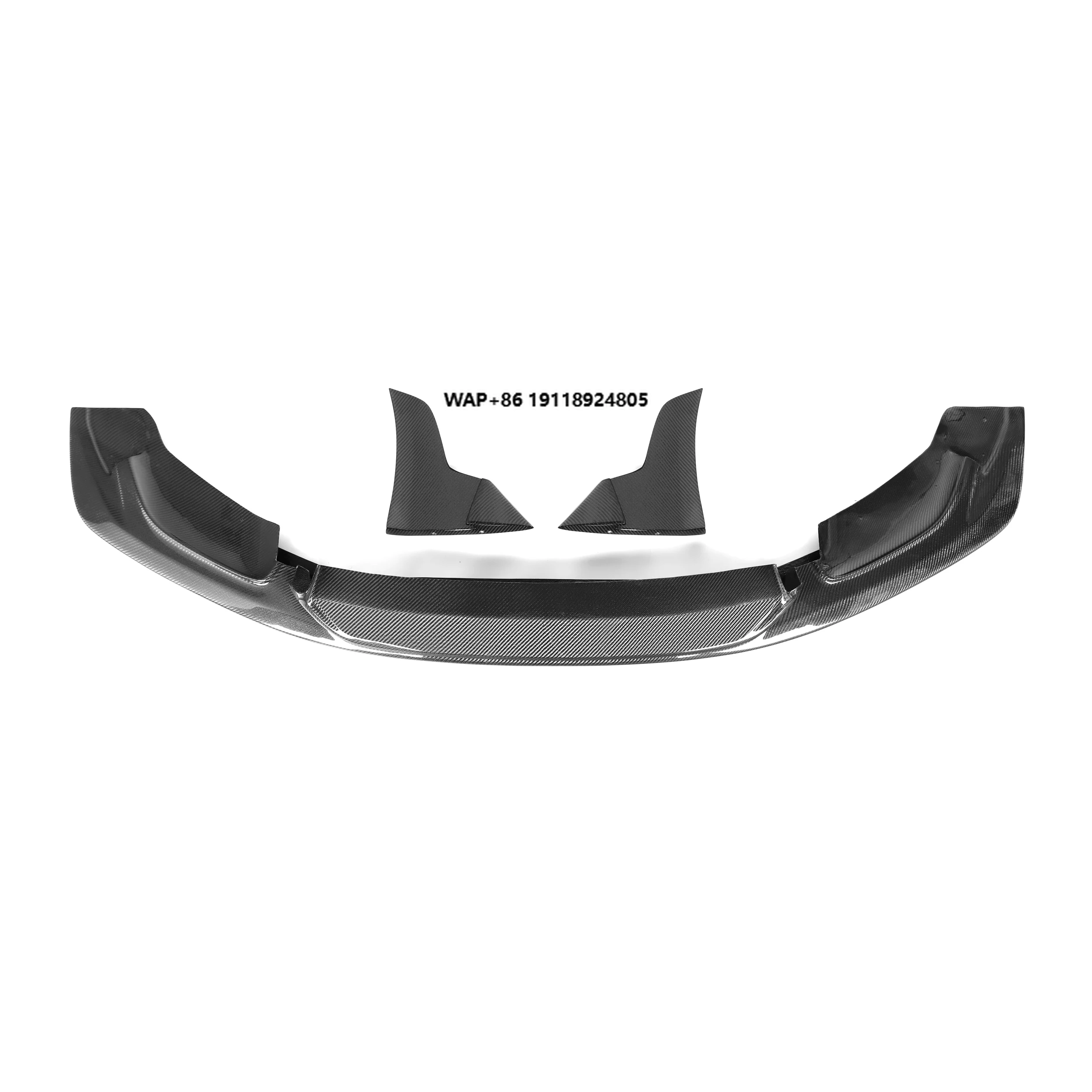 

Real Carbon Fiber F80 F82 Car Bumper Splitter Lip for M3 F80 M4 F82 F83 2014-2018 Real Carbon Fiber Laptor Style Front Lip
