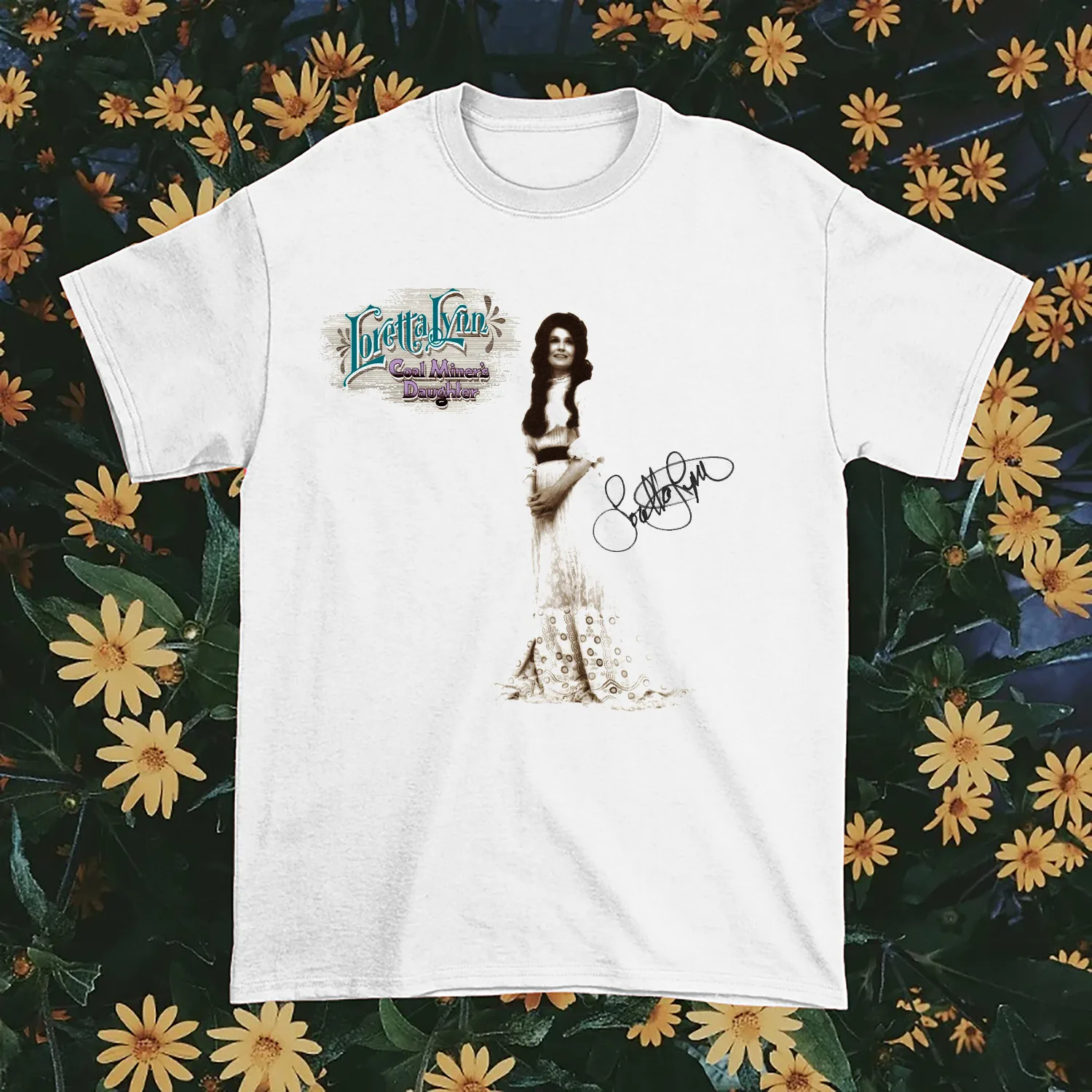 Loretta Lynn Cotton Unisex Unisex White Shirt