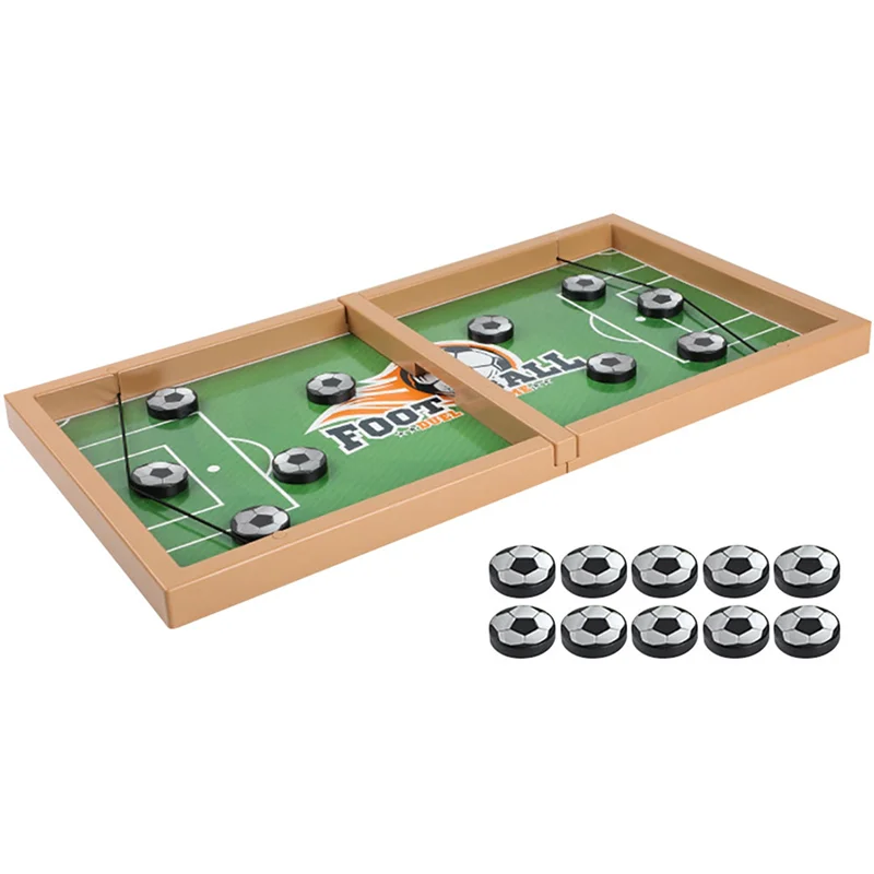 Fast Sling Puck Game,Sling Soccer Board Game Foosball Winner Board Game Parents Child Interaction Chess Toy C