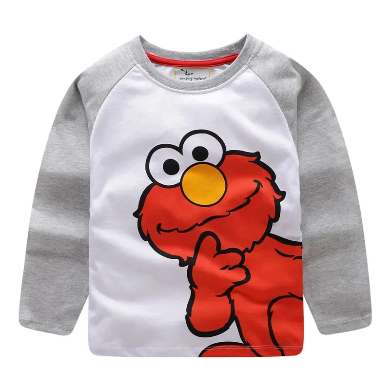 2024 New Style Jumping Meters Long Sleeve Boys Girls Autumn Spring Animals Print Hot Selling Kids Tops Hoodies Clothes