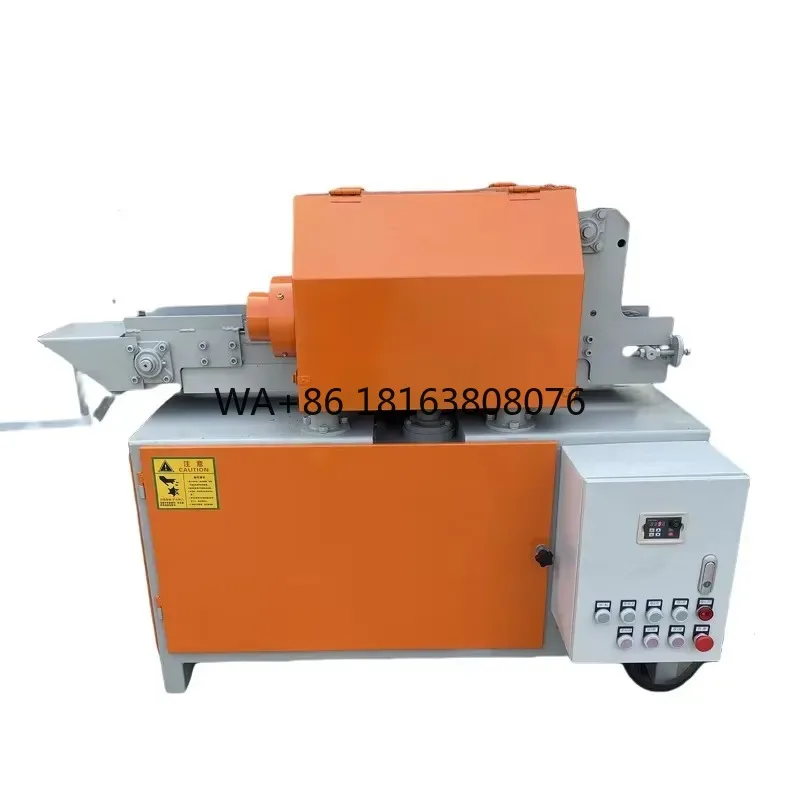 Automatic Saw for Processing Offcuts and Semi-round Slabs Into Squared Timber, and for Sorting Scrap Offcuts