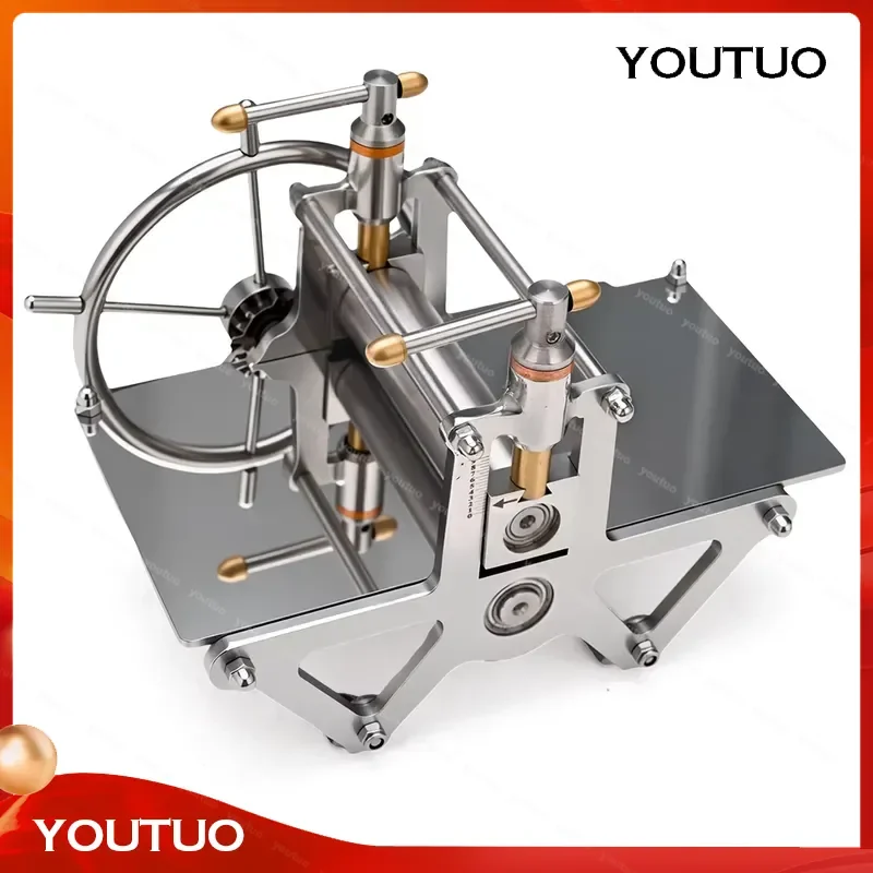  100x200mm Mini Desktop Manual Etching Press Micro Printmaking Hand Crank Printing Machine  Copper Plate Intaglio Print