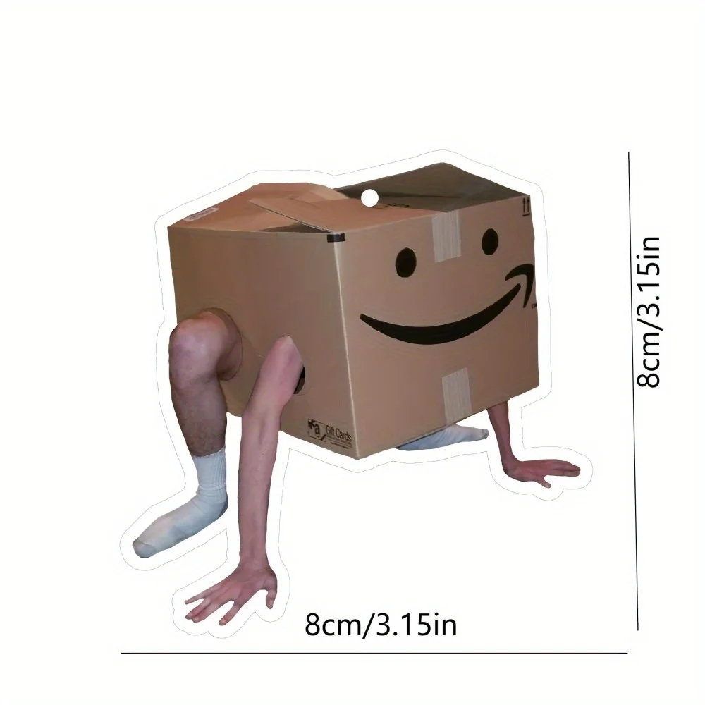Cardboard Monster Car Scent Hanger - Limb Holes Smiling Face, Mirror Vent Hanging, Lasting Fragrance