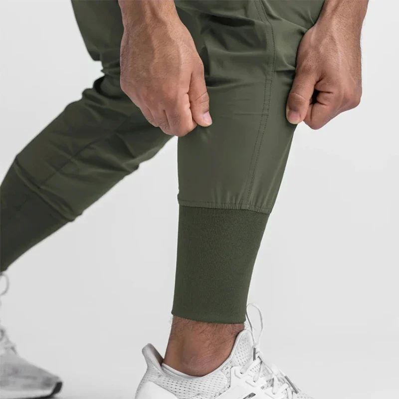 Gym Men\'s Versatile Quick Dry Pants Multi-pocket Sweatpants Outdoors Fitness Jogging Trousers Sport Training Jogger Cargo Pants