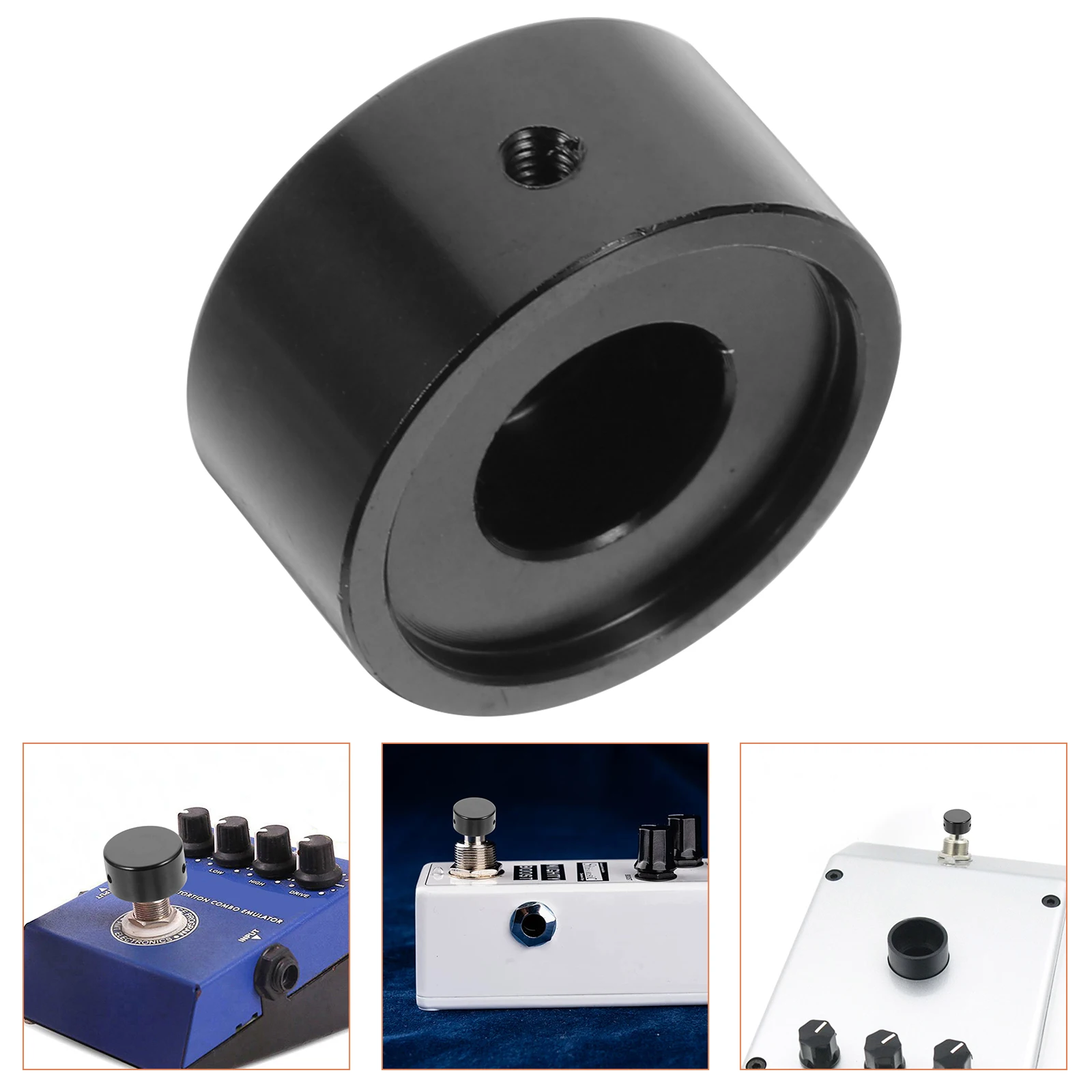 

20pcs Guitar Effect Pedal Footswitch Toppers Metal Foot Finger Protectors Pedals Effects Buttons Accessories Parts