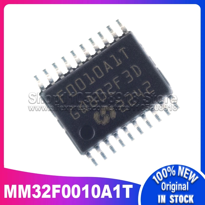 

10 ~ 100 шт./лот F0010A1T MM32F0010A1T TSSOP20100% новый спотовый запас