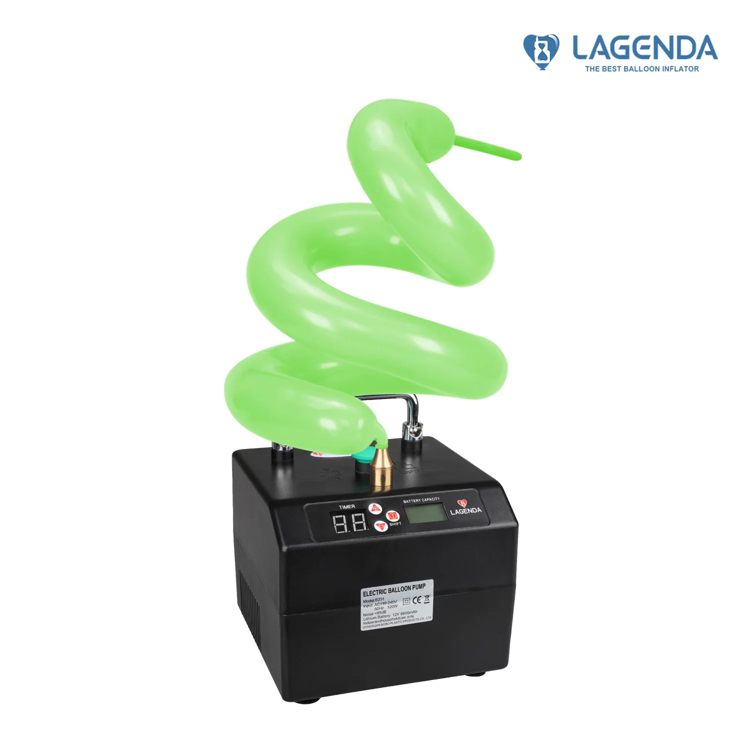 160 long magic balloons and 5 inch double balloon electric inflatable pumps