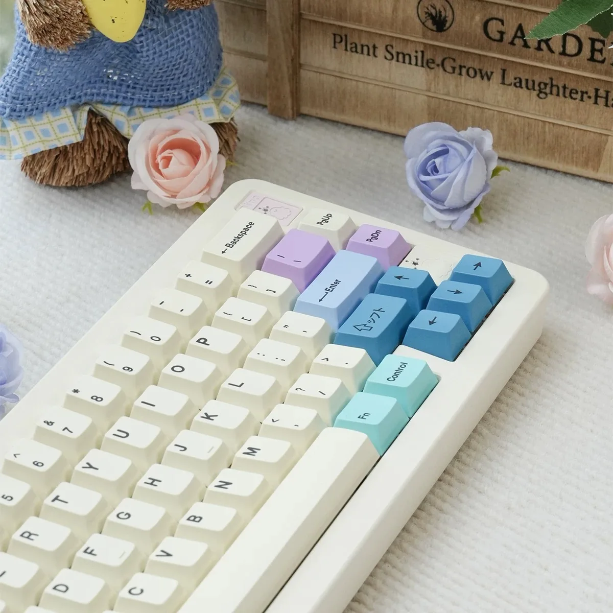Fairy Keycaps Cherry Profile Thermisch sublimatiemateriaal 143 toetsen/set voor mechanisch toetsenbord Wooting 7U space bar Alice-indeling