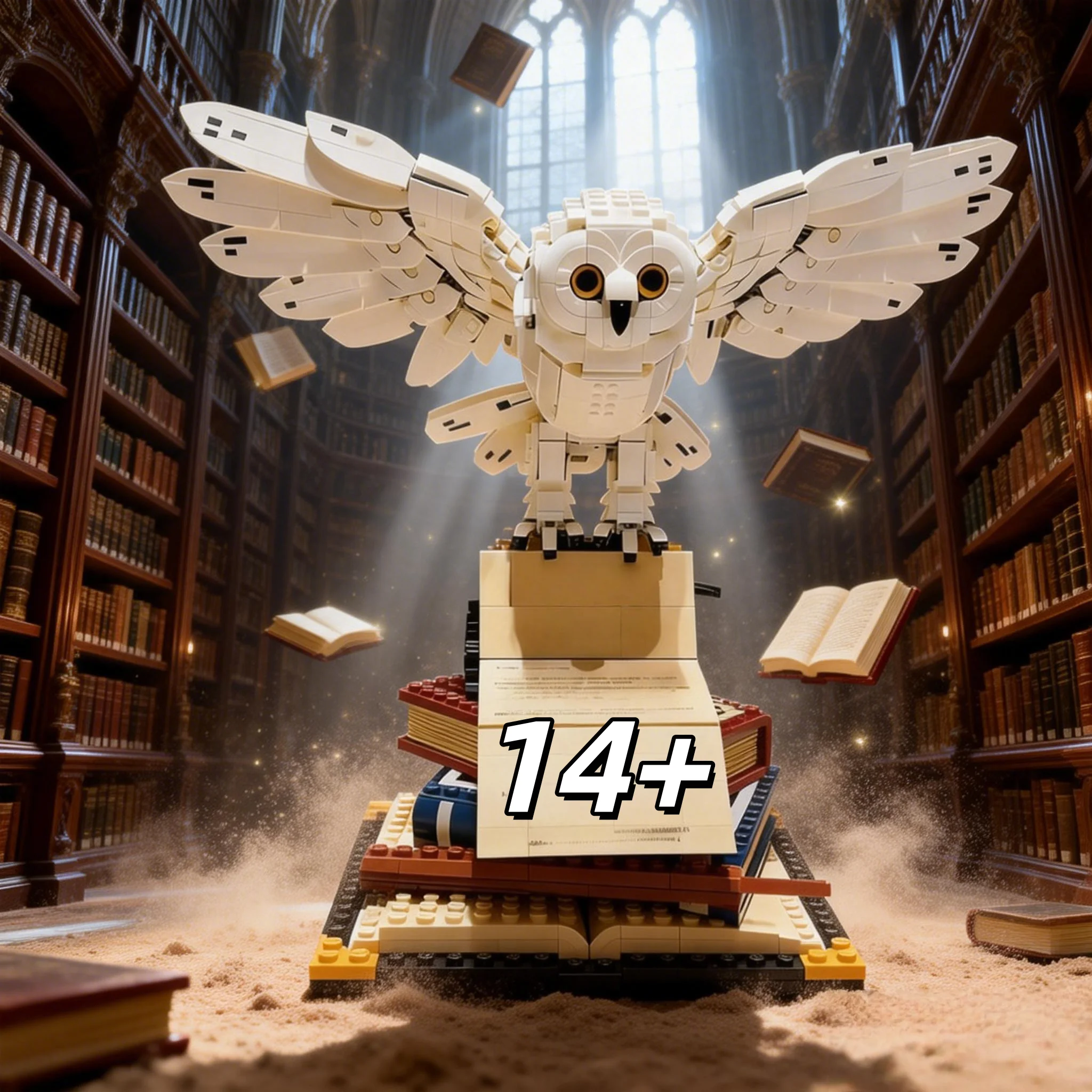 

2026 new MOC white owl building block assembly model difficult collectible decoration puzzle assembling toy adult collection com