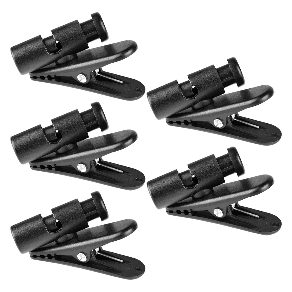 

5pcs Earphone Cable Clips Rotatable Wire Clamp Microphone Accessory USB Cord Organizer for Headset Suitable Indoors Outdoors