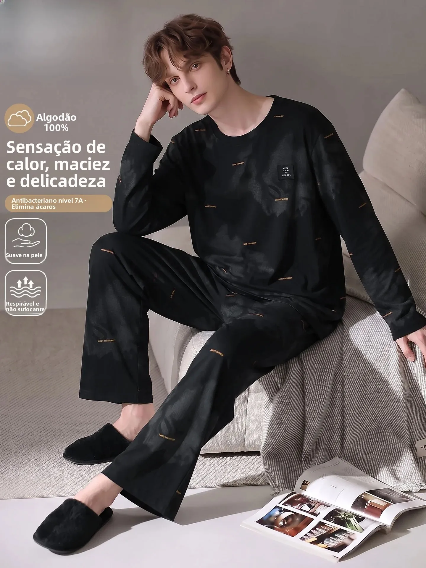yueye-pigiama-da-uomo-in-puro-cotone-maniche-lunghe-scollo-rotondo-completo-per-il-tempo-libero-da-indossare-in-casa-adatto-anche-per-l’uso-all’aperto-ideale-per-l’autunno-e-l’inverno