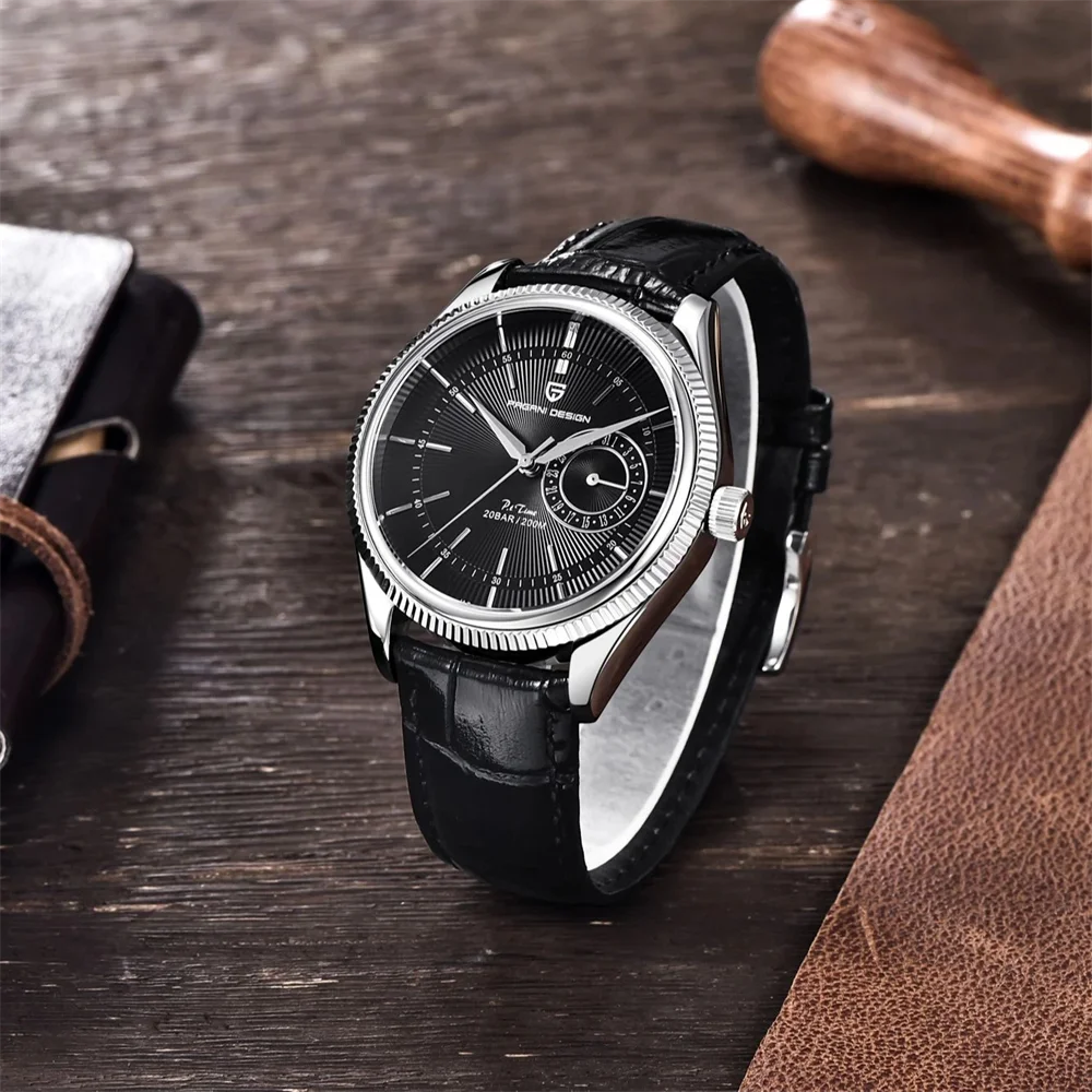 PAGANI DESIGN Männer Quarz Armbanduhren Luxus Saphirglas Taucher Uhr Männer 200m Wasserdicht Datum Uhr Business Uhr Für Männer
