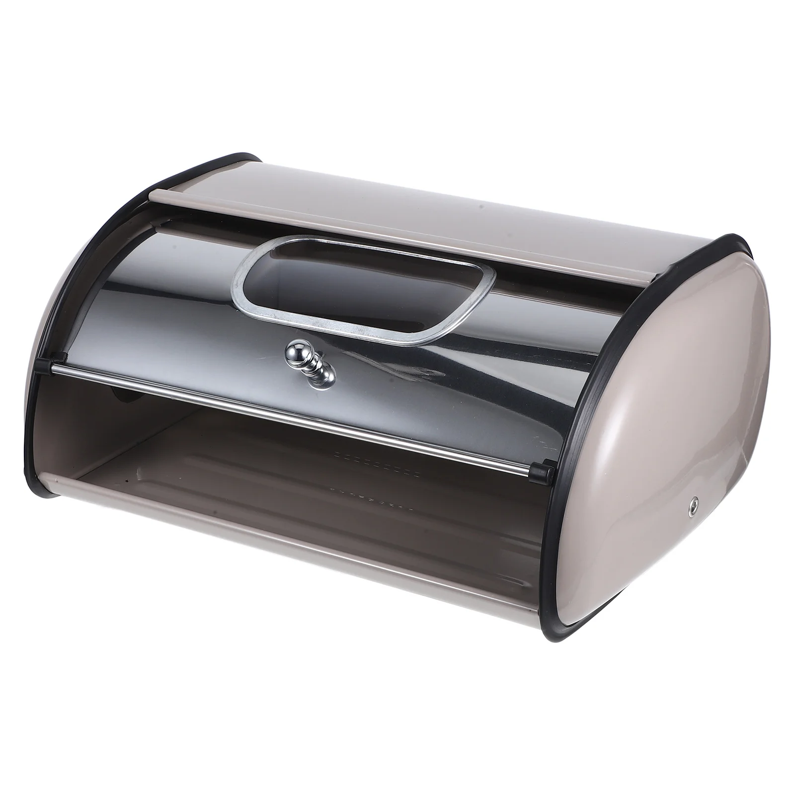 

Premium Metal Bread Storage Box with Window Large Capacity Countertop Bread Bin for Kitchen Organization and Aesthetic Appeal