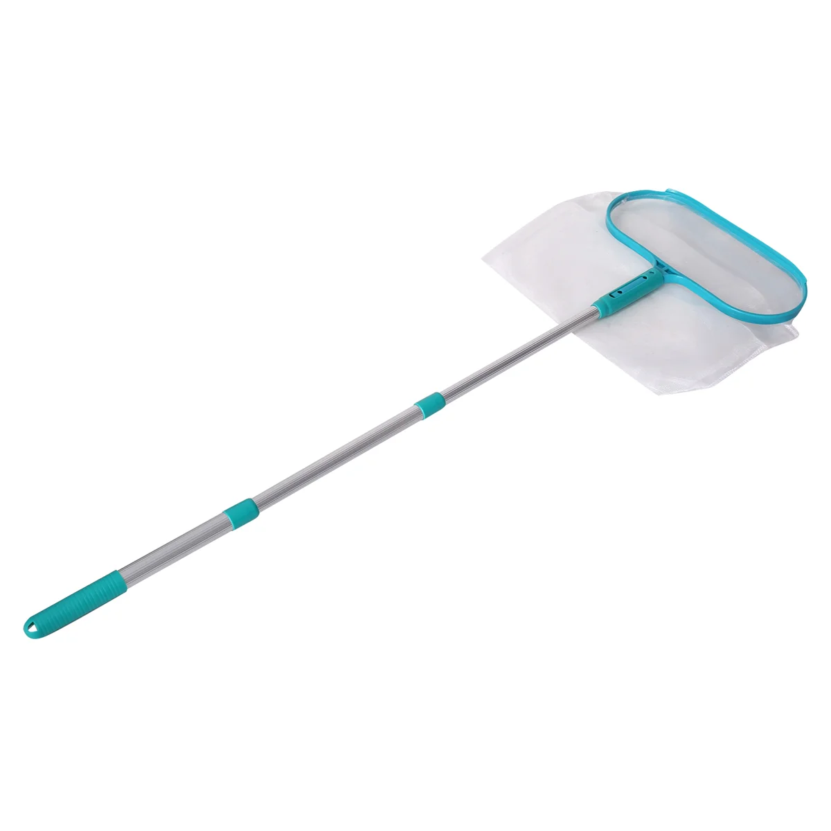 

2525+ сетка для скиммера для листьев, с 3-секционным телескопическим столбом и мелкой сеткой для бассейна, инструмент для чистки бассейна для удаления листьев и разрушений