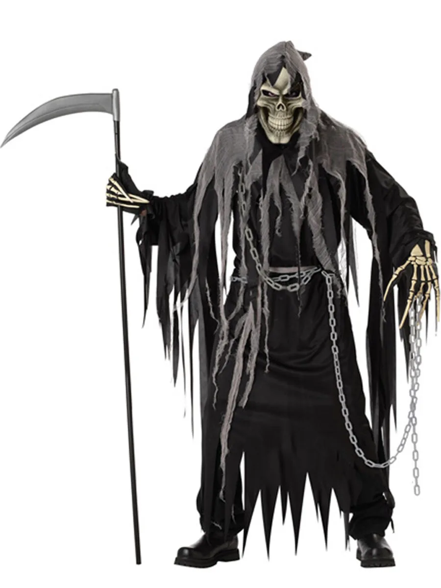 Hot adult cold sickle monster terrifying and mysterious Grim Reaper costume Halloween carnival costume carnival party costum