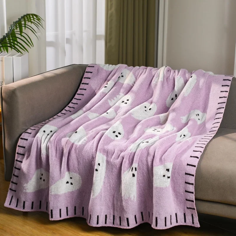 

Halloween blanket gift for boyfriend, girlfriend, couple, comfortable throwing blanket, living room sofa decoration supplies