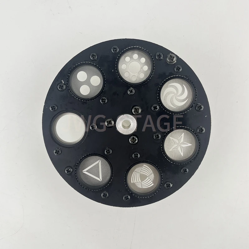Rotation Rotation Rotate Gobo Wheel with Patterns, LED Spot Wash Moving Head Lights, 75W