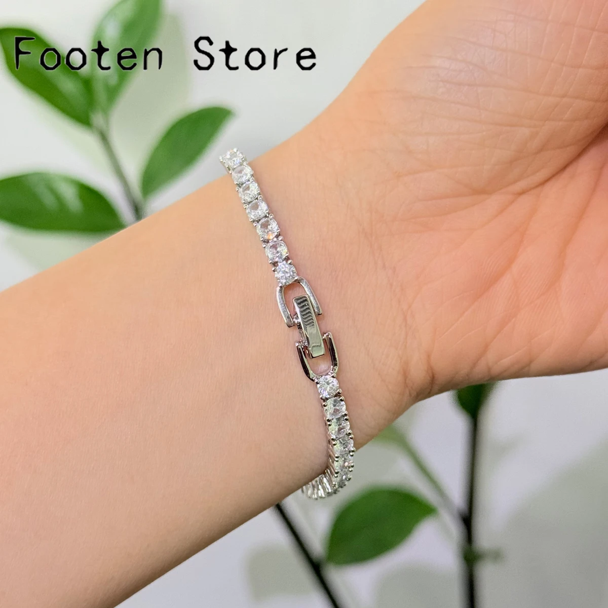 

Original 2025 Luxury Necklace Fine Jewelry Set Charm White Geometric Crystal Earrings Bracelet Romantic Women's Day Gift