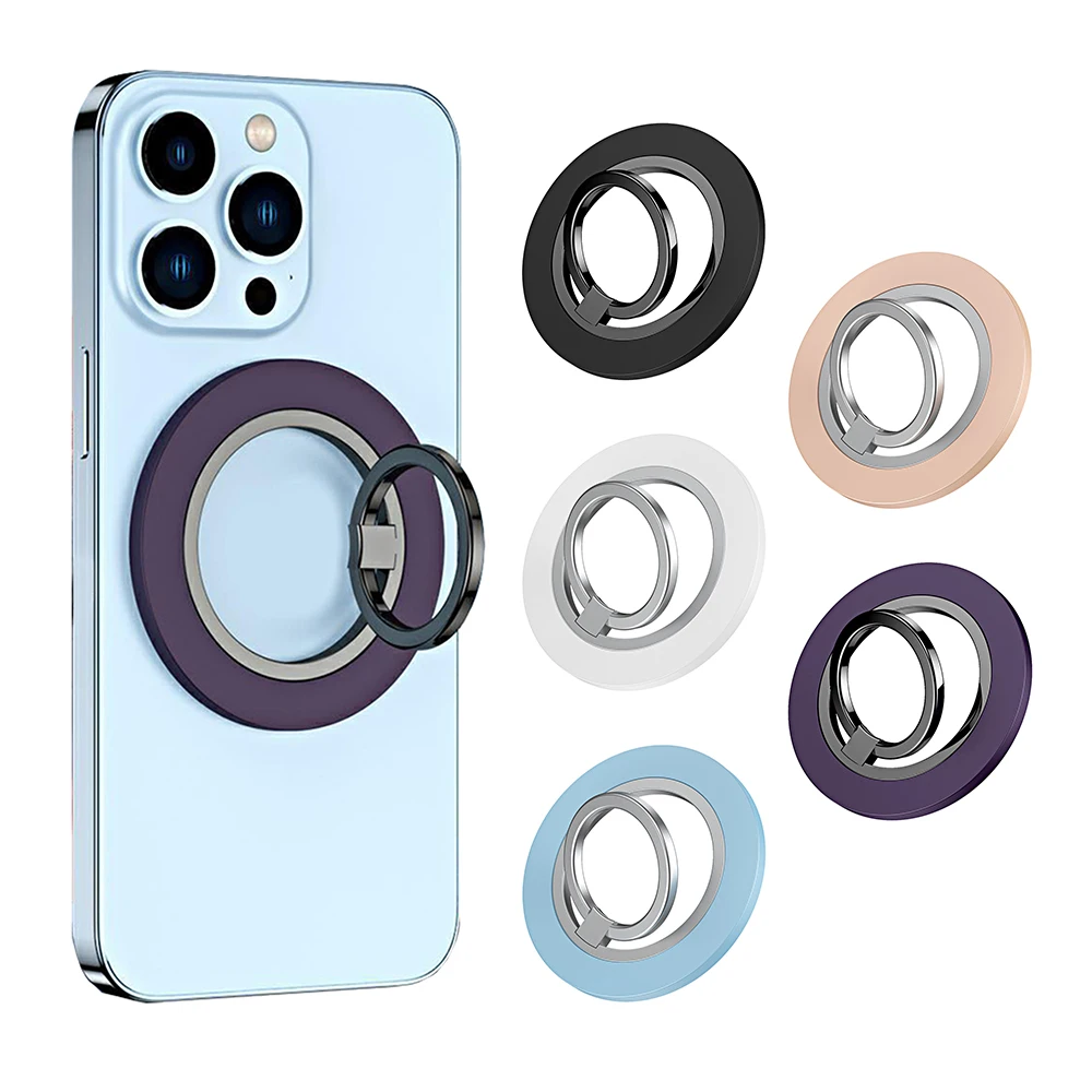 

Подставка для планшета, магнитная, 2-секционная, простое вращающееся кольцо, телефон, телефон, телефон, Popsocket Magsafe, держатель для Ipad, двухсторонний силикон