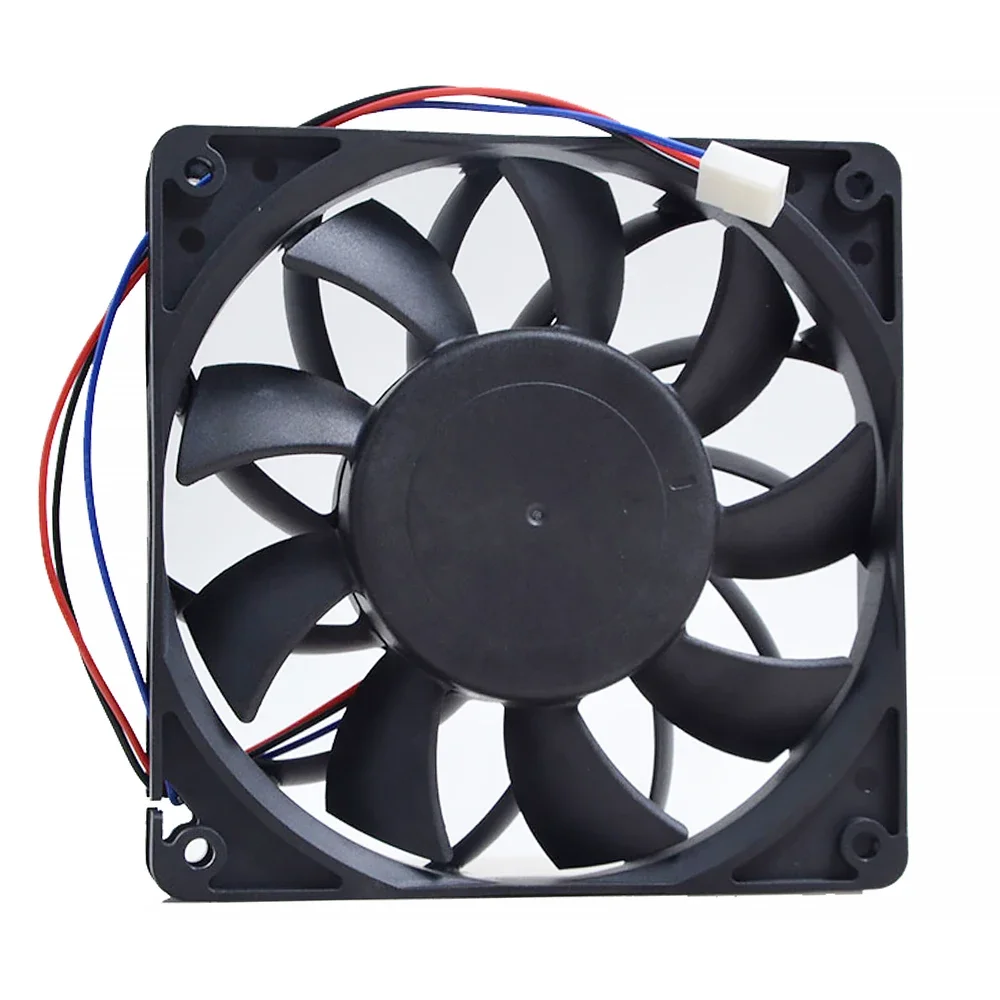 Ventilador de refrigeración FFB1224EH-R00 DC 24V, 0.76A, 12025, 120x120x25, inversor de 3 cables