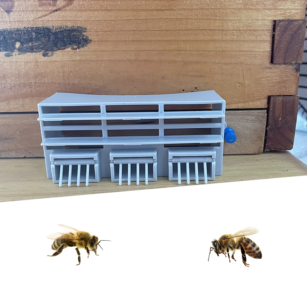 One Way Valve Hive Entrance Door Swarm Tools Plastic Bee Colony Seperate