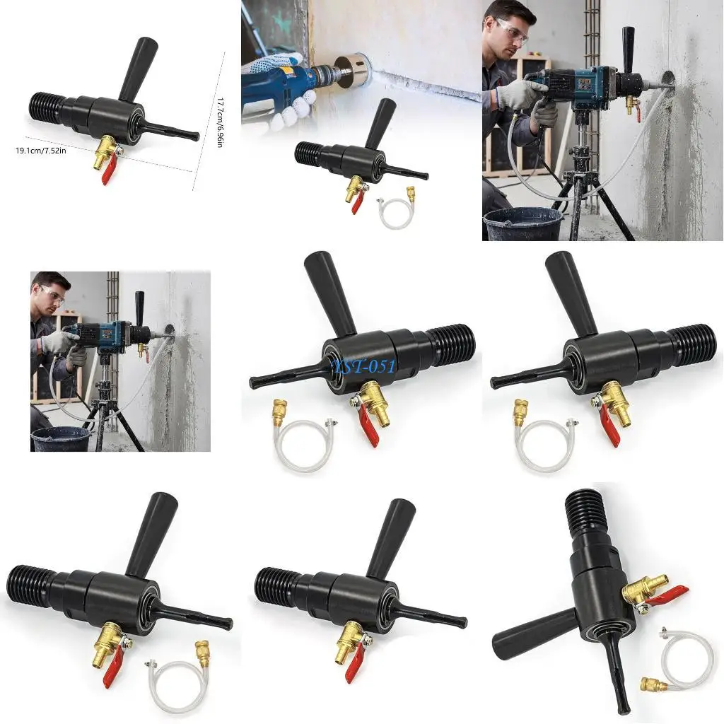 

E15A Multipurpose Water Injectors Copper Steel 1 1/4"-7 Male to Drill Adapter