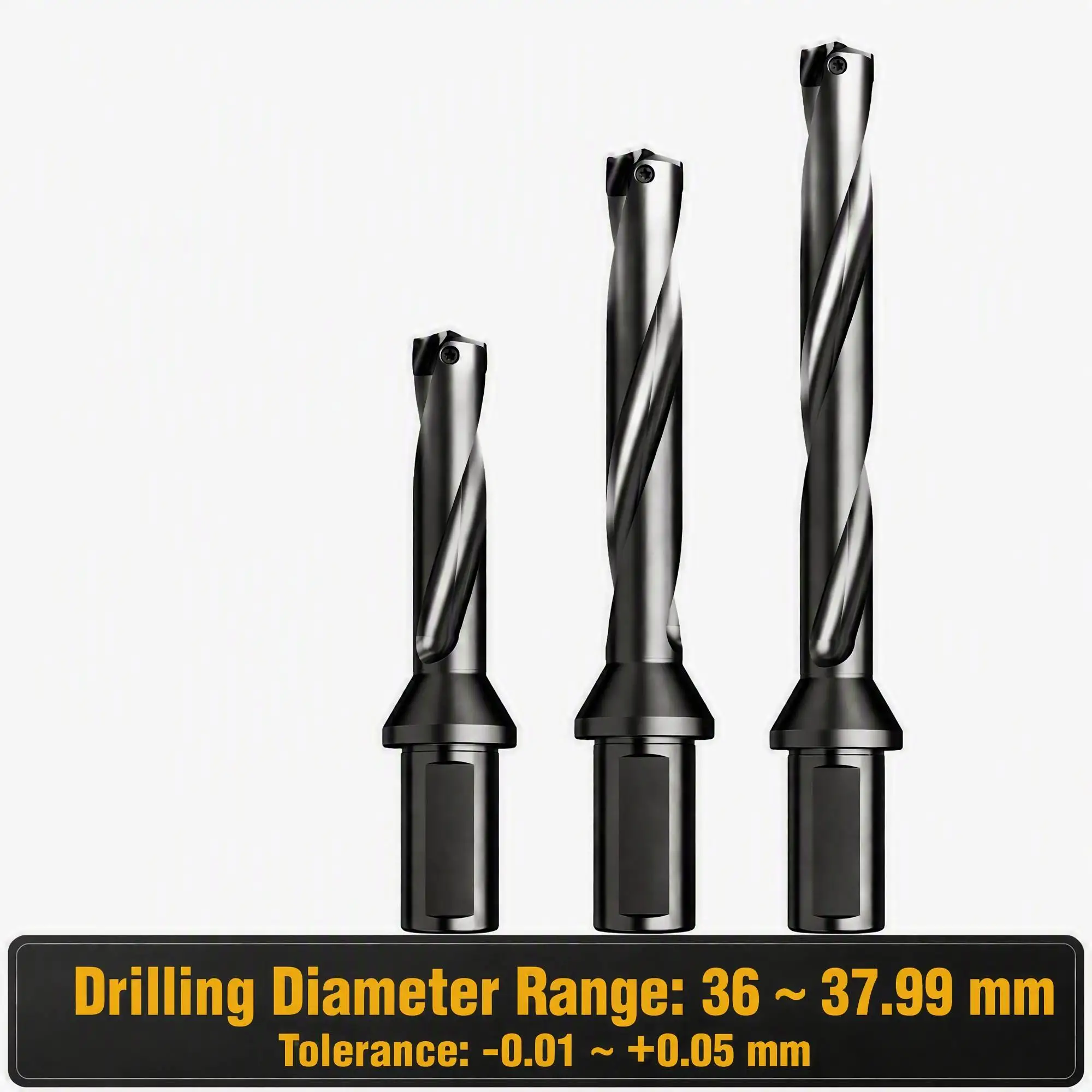 SERTAN Crown  36 37 99 mm Violent Deep Hole Drill Shovel Gun Tool Holder Rotary Head Blade CNC Quick Drill