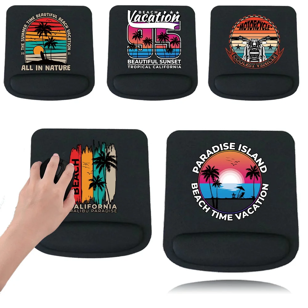 

Mouse Pad Ergonomic Wrist Rest Comfortable Wrist Support Non Slip Mice Mat for PC Laptop Computer Mousepad Holiday Series