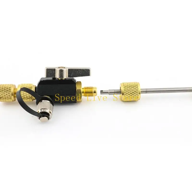 547C Professional Brass Valves Cores Disassembly Tool Integrated Vacuum 1/4