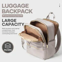 Backpack for Women Luxury Brand Large Capacity College Laptop Backpacks, Work Elegant Handbags, Men Flight Cabin Travel Backpack