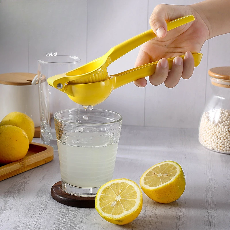 

Home Manual Lemon Squeezer Aluminum Alloy Hand Pressed Orange Fruit Juicer Portable Practical Kitchen Tools Mini Blender