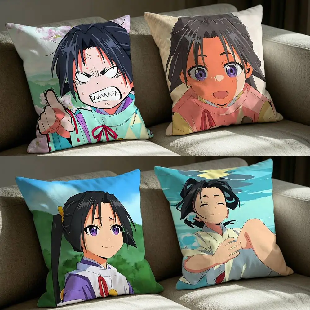 T-Tokiyuki H-Houjou The E-Elusive Samurai  Square Sofa Pillow Cover Solid Color Living Room Home Decor Cushion Case