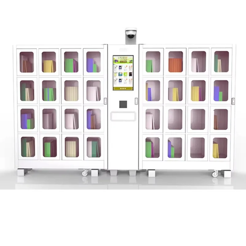 FL Wholesale Self-service Library Smart  UHF RFID Locker Cabinet Smart Library Vending Locker Machine for Books Customized