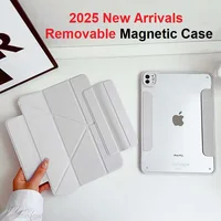 Para 2025 iPad 11th A16 funda magnética extraíble Air11 13 Pro11 Pro12.9 Pro13 M2 M4 10th 9th 10,2 ''10,9'' Air4 5 Air3 Pro10.5 9,7