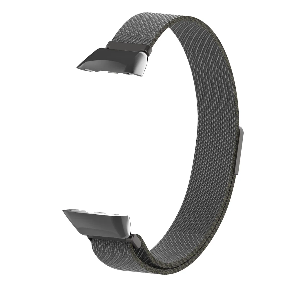 Setelan Tali Jam Tangan Baja Tahan Karat Milan untuk Jam Tangan Huawei Band6 Tali Jam Tangan Milan dengan Konektor Logam