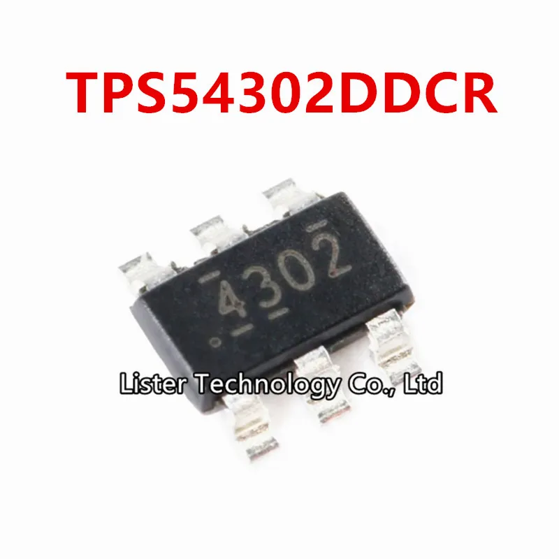 10 ~ 100 stks/partij NIEUWE TPS54302DDCR SOT23-6 Markering: 4302 TPS54302DDCT TPS54302DDC TPS54302 SMD