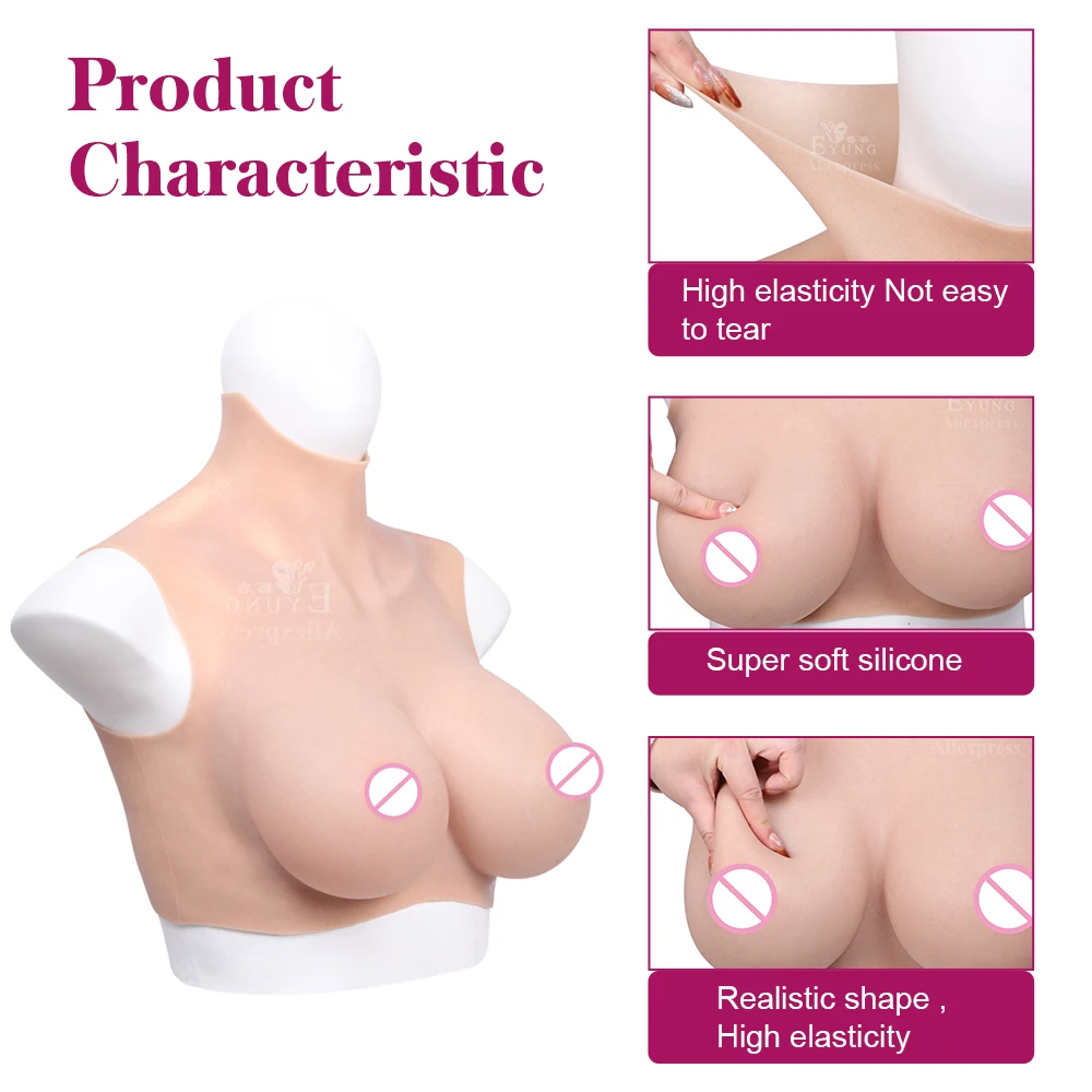 silicone boobs Fake breast cosplay silicone breast forms crossdresser Drag Queen Chest 	 realistic breast